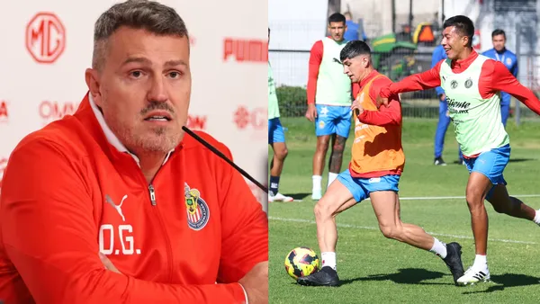 Óscar García busca más goles para las Chivas | Foto: X @chivas