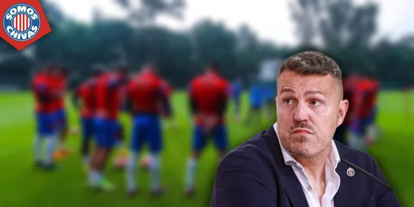 Óscar García en Chivas (Fuente: MEXSPORT)