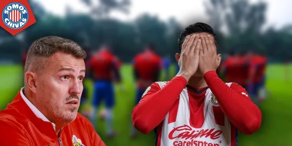 Óscar García en Chivas (Fuente: MEXSPORT)