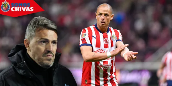 Óscar García y Chicharito (Fuente: MEXSPORT)