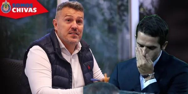 Óscar García y Fernando Gago (Fuente: Chivas TV)