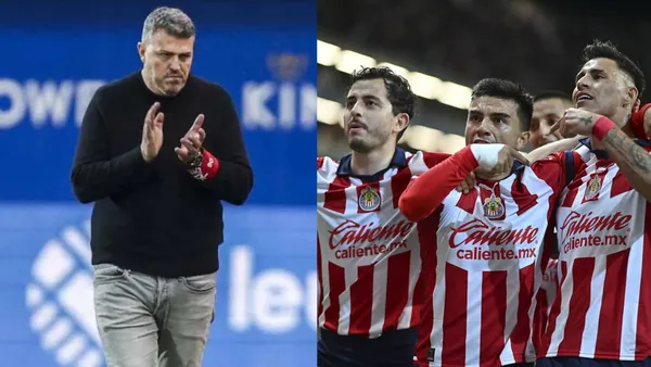 Óscar García ya habría solicitado tres refuerzos de cara al siguiente torneo | Foto: X @oscargarciaj y @chivas