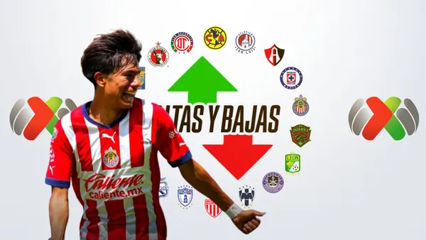 Padilla celebrando junto a los equipos de la Liga Mx