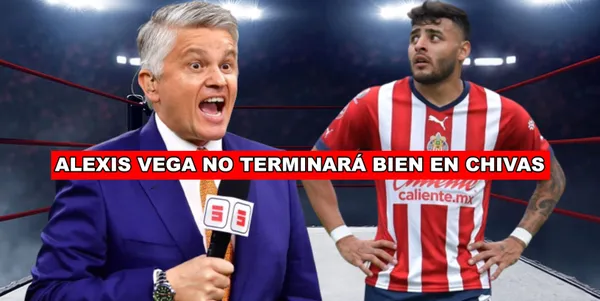 Para el polémico John Sutcliffe, la estancia de Alexis Vega va a terminar mal en Chivas, por un inesperado motivo.