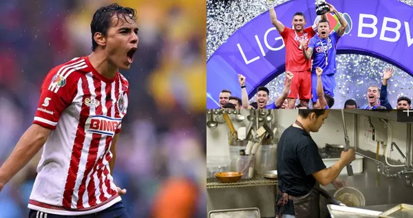 Paso de ser un éxitoso futbolista a trabajar lavando platos en un local de comida.