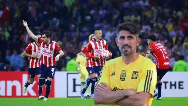 Pauno con Tigres y jugadores de Chivas