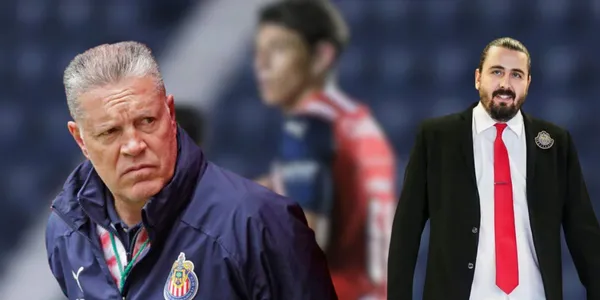 Peláez con Amaury y ex de Chivas/FOTO: Rebaño Pasión