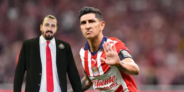 Pocho festejando y Amaury/FOTO: X Chivas