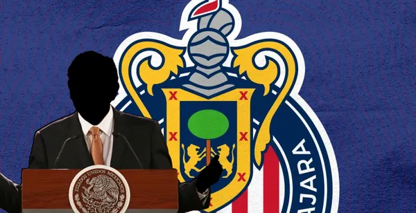Político incógnito junto al escudo de Chivas / FOTO SHUTTERSTOCK