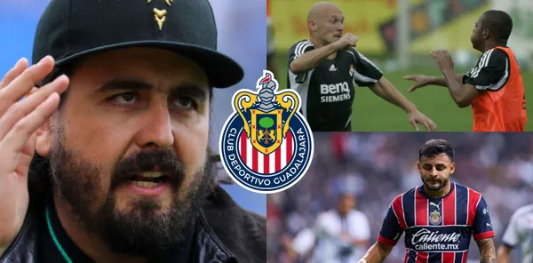 Por andarse peleando con Amaury Vergara ya no pudo ser ni sería el reemplazo de Alexis Vega en Chivas.