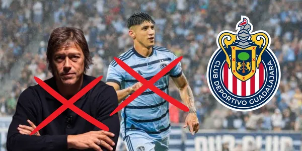 Pulido y Almeyda con el logo de Chivas/FOTO: The coaches voice