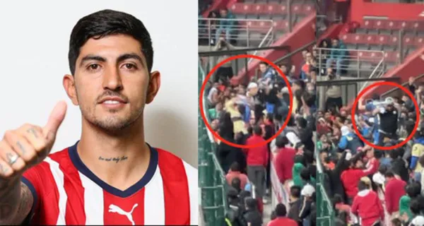 Qué distintos que somos. Chivas dando una lección en el campo y en las gradas a la afición del América que arrancha camisetas.
