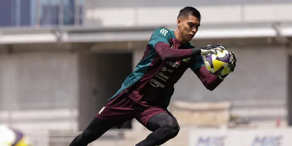 Rangel en entreno. Foto: Selección MexicanaR