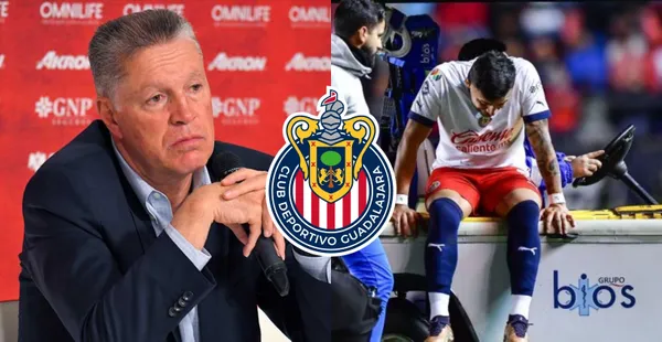 Ricardo Peláez reveló quién tomaría el lugar de Alexis Vega en Chivas tras su lesión en la rodilla.