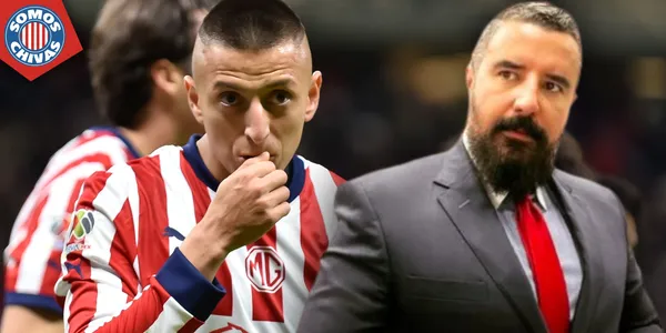 Roberto Alvarado en Chivas y Álvaro Morales (Fuente: MEXSPORT / ESPN)