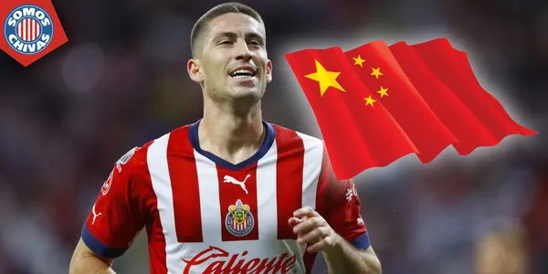 Santiago Ormeño en Chivas (Fuente: MEXSPORT)