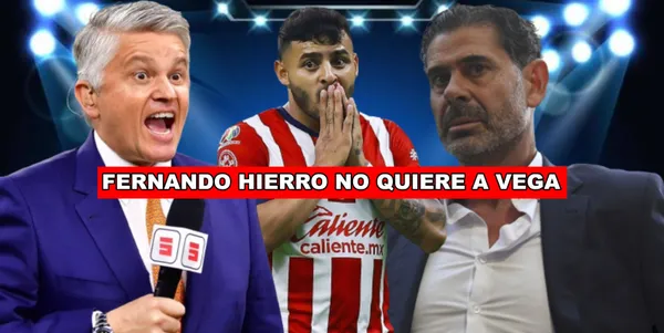 Según el polémico periodista John Sutcliffe, Fernando Hierro ya no quiere a Alexis Vega en Chivas.
