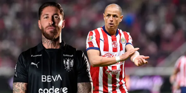 Sergio Ramos y Chicharito (Fuente: Rayados / MEXSPORT)
