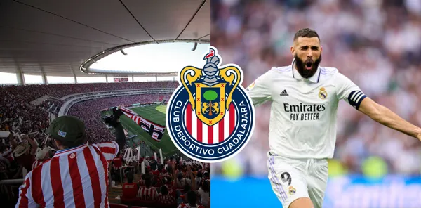 Tendríamos a Karim Benzema jugando en la casa de Chivas, la cancha del Estadio Akron.