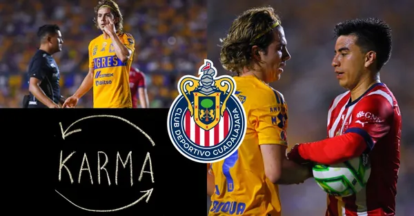 Tras acusar al arbitraje en la ida de la gran final entre Tigres y Chivas, ahora Córdova recibe su karma.