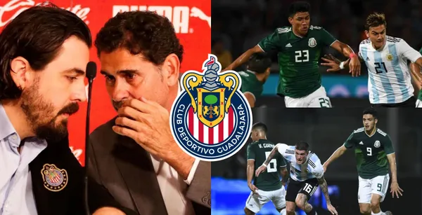 Tras el partido entre México y Argentina, Fernando Hierro tendría a su primer bombazo en Chivas.