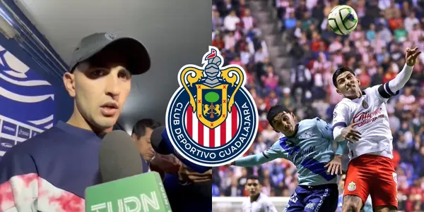 Víctor Guzmán demostró porque es el capitán de Chivas y dio la cara tras la derrota en Puebla.