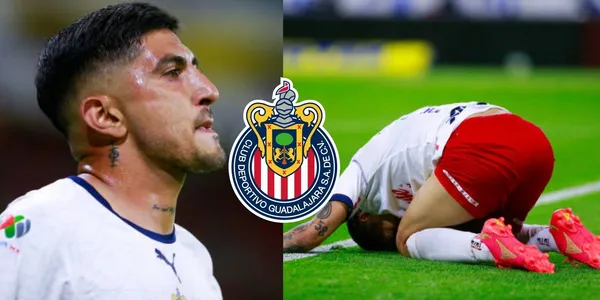 Víctor Guzmán desapareció en el duelo entre Chivas y Atlas entre otro jugador hasta derramó lágrimas tras la derrota