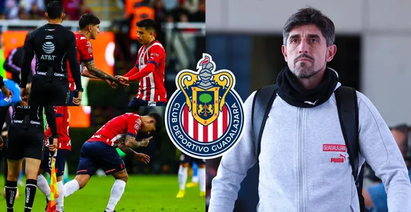Víctor Guzmán y Veljko Paunović tendrían un problema tras el debut del 'Pocho' con Chivas jugando en casa.