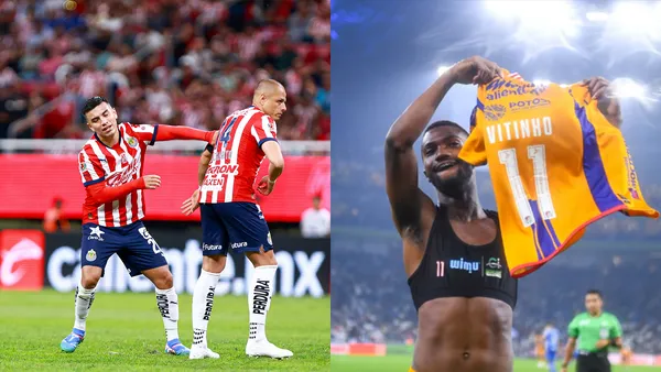 Vitinho si recibió una sanción por su polémica celebración ante Chivas | Foto: MexSport