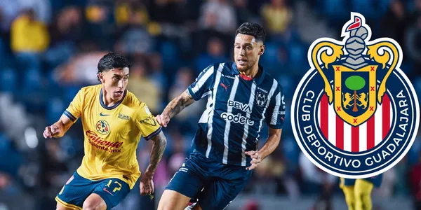 América vs Monterrey y escudo de Chivas/FOTO: X América