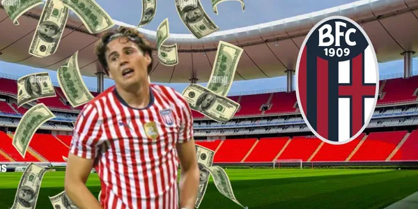 Wilke con el Tapatío y escudo de Bolonia/FOTO: Rebaño Pasión