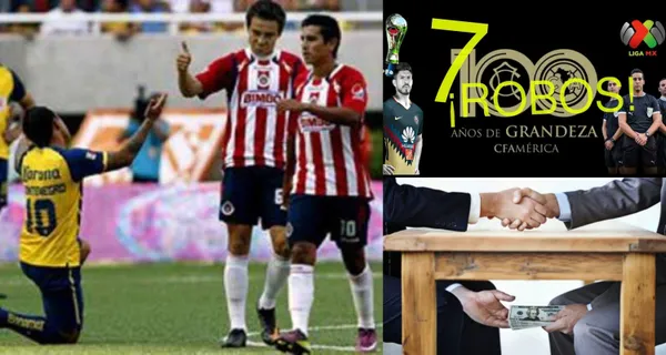 Y así dicen que no roban. Destaparon un robo por parte del América, todo para seguir sacando la distancia a Chivas en títulos.