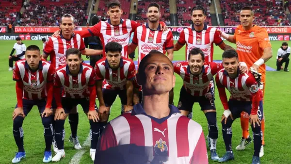 Ya con Chicharito el 11 estelar de chivas
