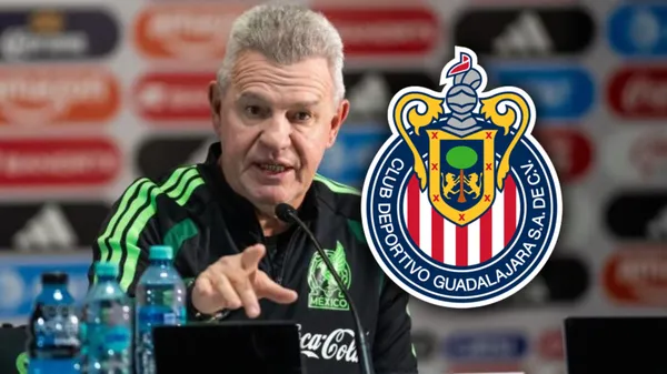 Javier Aguirre durante la conferencia de prensa con la selección mexicana