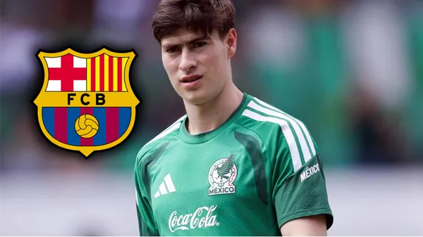 Armando González durante su paso por la selección mexicana