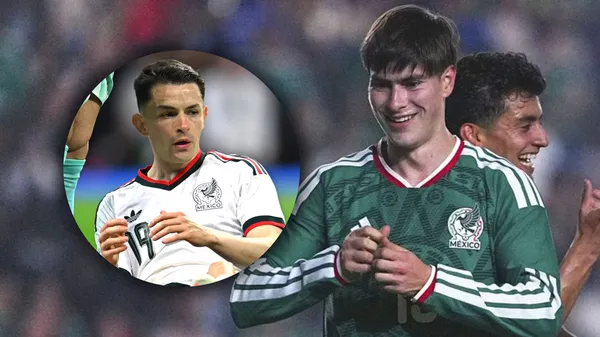 Álvaro Fidalgo y Armando González con la selección mexicana