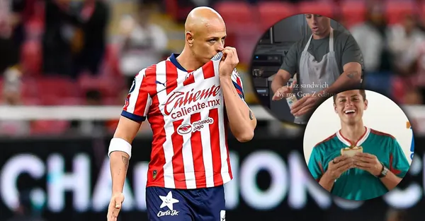Javier 'Chicharito' Hernández reaparece preparando sándwiches