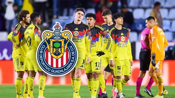 Derrota del América y logo cde Chivas