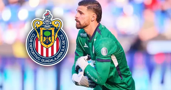 Andrés Gudiño durante un cotejo de Cruz Azul