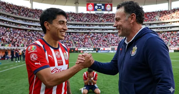 Ilustración digital de Omar Govea con Gabriel Milito