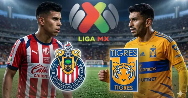 Chivas vs. Tigres por los Cuartos de Final del CL26