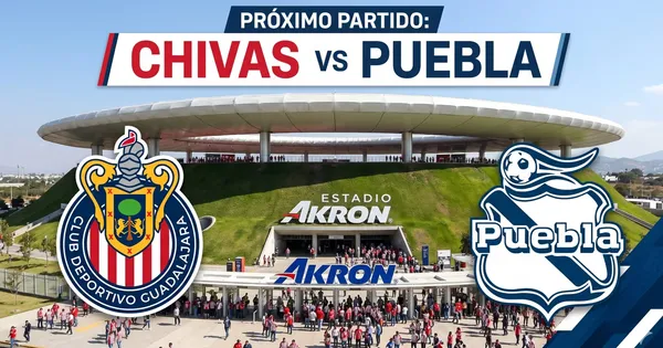 Chivas juega ante Puebla.