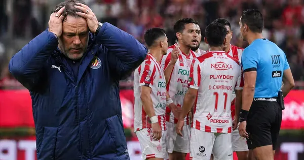 Ilustración digital de Gabriel Milito preocupado por el arbitraje