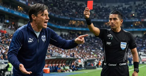 Matías Almeyda salió expulsado tras la derrota ante Chivas