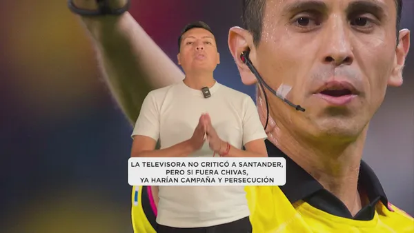 (VIDEO) Decían que Santander es de Chivas, pero así lo protegen en Televisa