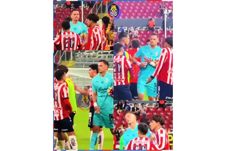 Discusión de jugadores de Chivas