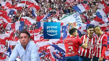Azcárraga y jugadores de Chivas celebrando con la afición 