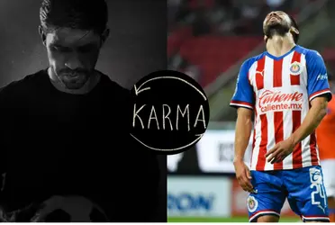 El delantero cobró millones en Chivas que no se merecía y hoy el karma se las regresa.