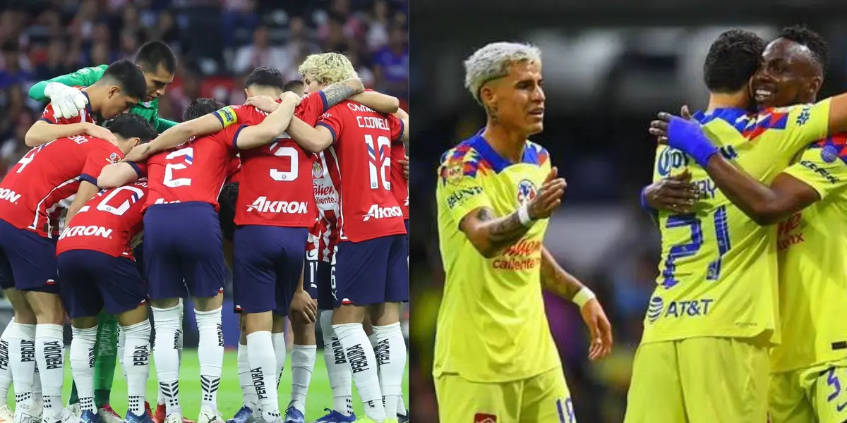 11 oficial de Chivas vs América