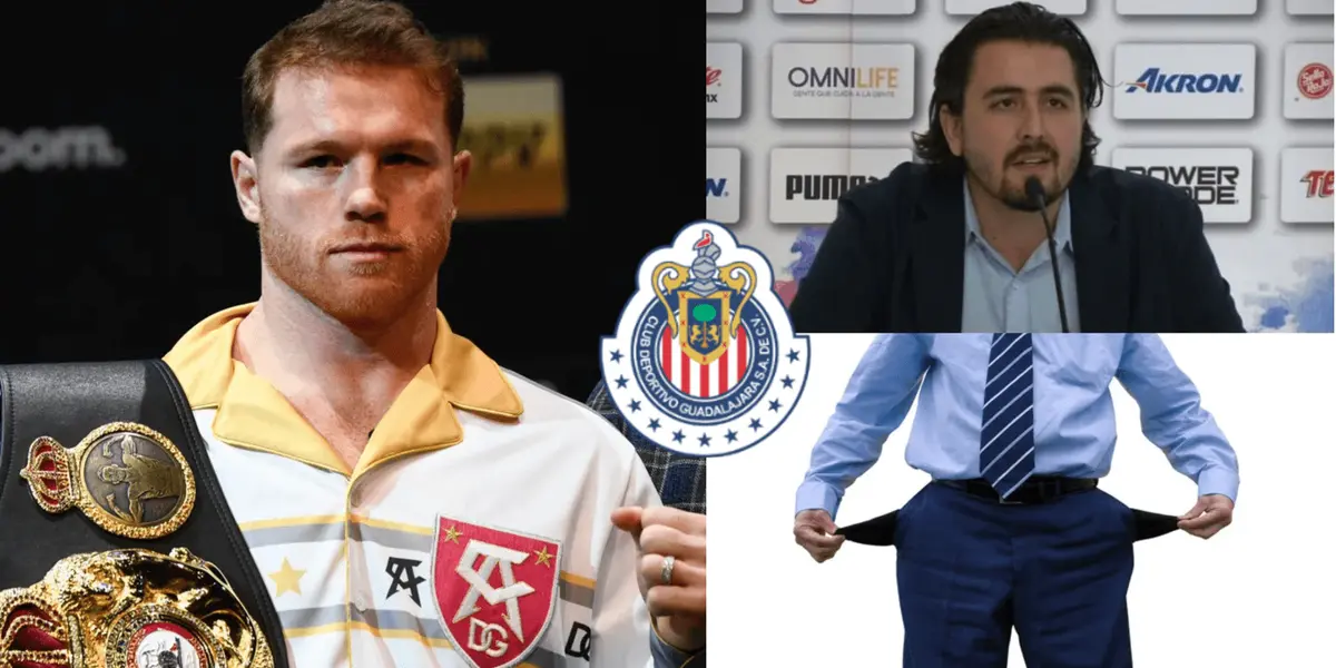 A Amaury Vergara ya le quedó grande el puesto en Chivas y Saúl Álvarez ya expuso el tema de una potencial compra del equipo.